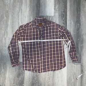 St. John’s Bay Purple Plaid Shirt